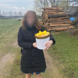 Ziedu piegāde uz  pilsētu. Atskaite Nr. 4134