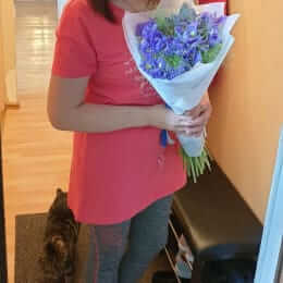 Ziedu piegāde uz Rīga pilsētu. Atskaite Nr. 4145