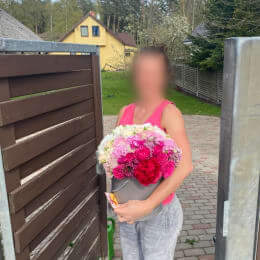 Ziedu piegāde uz Kalngale pilsētu. Atskaite Nr. 4150