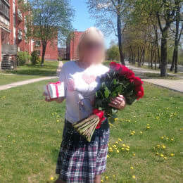 Ziedu piegāde uz Lībieškalns pilsētu. Atskaite Nr. 4174