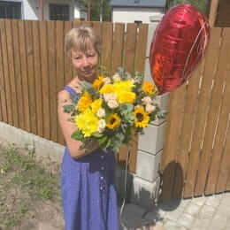 Ziedu piegāde uz Rīga pilsētu. Atskaite Nr. 4248