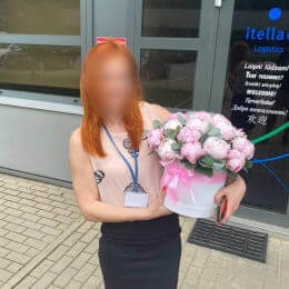 Ziedu piegāde uz Lielvārži pilsētu. Atskaite Nr. 4305