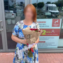 Ziedu piegāde uz Rīga pilsētu. Atskaite Nr. 4357