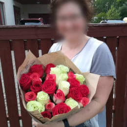 Ziedu piegāde uz Daugavmala pilsētu. Atskaite Nr. 4380