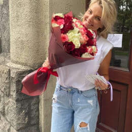 Ziedu piegāde uz Ādaži pilsētu. Atskaite Nr. 4544