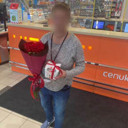 Ziedu piegāde uz Rīga pilsētu. Atskaite Nr. 4641