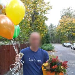 Ziedu piegāde uz Jūrmala pilsētu. Atskaite Nr. 4654