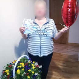 Ziedu piegāde uz Rīga pilsētu. Atskaite Nr. 4656