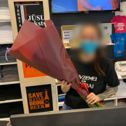 Ziedu piegāde uz Rīga pilsētu. Atskaite Nr. 4754