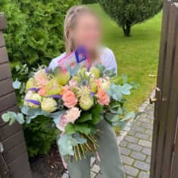 Ziedu piegāde uz Priedkalne pilsētu. Atskaite Nr. 4872