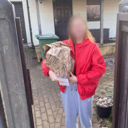 Ziedu piegāde uz Stūnīši pilsētu. Atskaite Nr. 4911