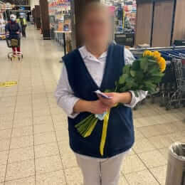 Ziedu piegāde uz Rīga pilsētu. Atskaite Nr. 4955