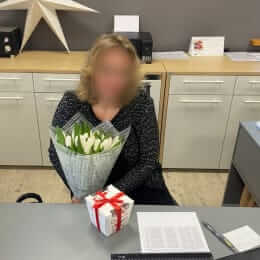 Ziedu piegāde uz Piņķi pilsētu. Atskaite Nr. 5048