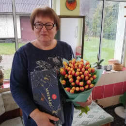 Ziedu piegāde uz Dobele pilsētu. Atskaite Nr. 5055