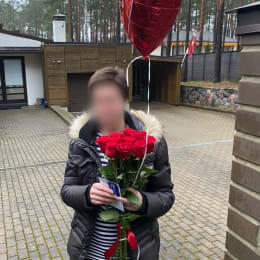 Ziedu piegāde uz Langstiņi pilsētu. Atskaite Nr. 5057