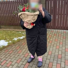 Ziedu piegāde uz Dižbārdi pilsētu. Atskaite Nr. 5123