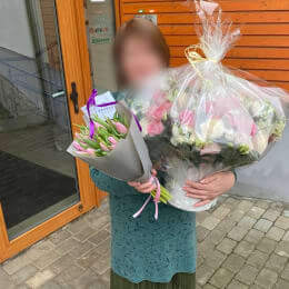 Ziedu piegāde uz Rīga pilsētu. Atskaite Nr. 5180