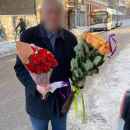 Доставка цветов в город Rīga. Отчёт № 5242