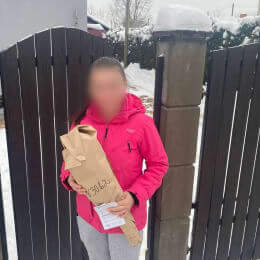 Ziedu piegāde uz Ogre pilsētu. Atskaite Nr. 5254