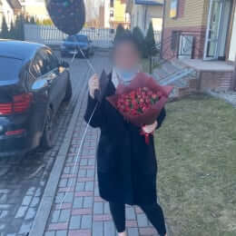 Ziedu piegāde uz Salaspils pilsētu. Atskaite Nr. 5482