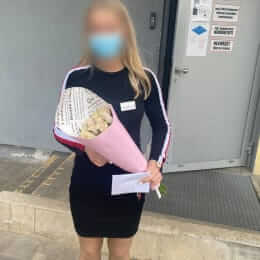 Ziedu piegāde uz Rīga pilsētu. Atskaite Nr. 5514