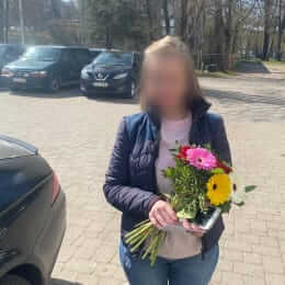 Ziedu piegāde uz Rīga pilsētu. Atskaite Nr. 5522