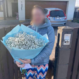 Ziedu piegāde uz Pārolaine pilsētu. Atskaite Nr. 5525