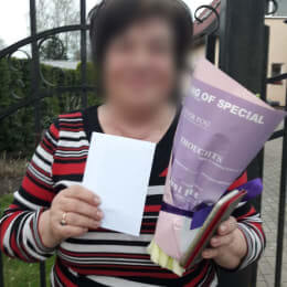 Ziedu piegāde uz Ikšķile pilsētu. Atskaite Nr. 5593