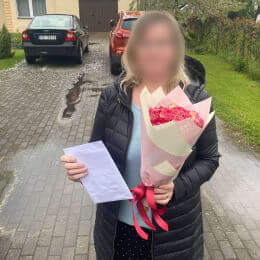 Ziedu piegāde uz Rīga pilsētu. Atskaite Nr. 5621