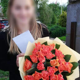 Ziedu piegāde uz  pilsētu. Atskaite Nr. 5633