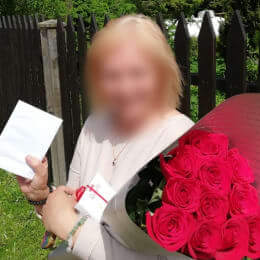 Ziedu piegāde uz  pilsētu. Atskaite Nr. 5649