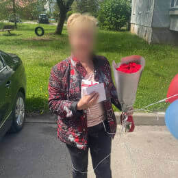 Ziedu piegāde uz Olaine pilsētu. Atskaite Nr. 5665