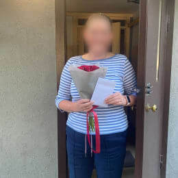 Ziedu piegāde uz Rīga pilsētu. Atskaite Nr. 5716