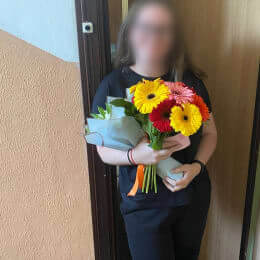 Ziedu piegāde uz Rīga pilsētu. Atskaite Nr. 5725