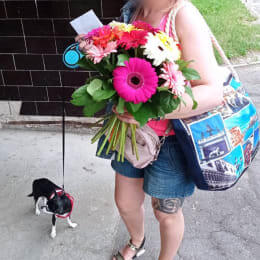 Ziedu piegāde uz Rīga pilsētu. Atskaite Nr. 5747