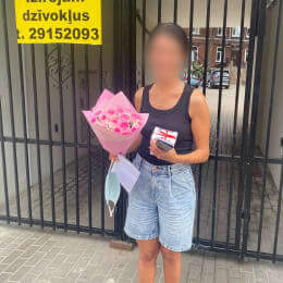 Ziedu piegāde uz Rīga pilsētu. Atskaite Nr. 5784