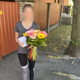 Ziedu piegāde uz Rīga pilsētu. Atskaite Nr. 5800