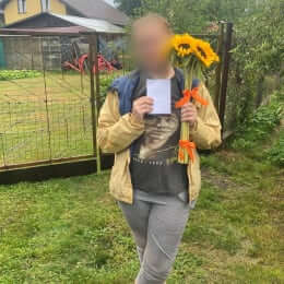 Ziedu piegāde uz Medemciems pilsētu. Atskaite Nr. 5822