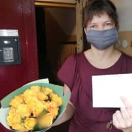 Ziedu piegāde uz Rīga pilsētu. Atskaite Nr. 5834