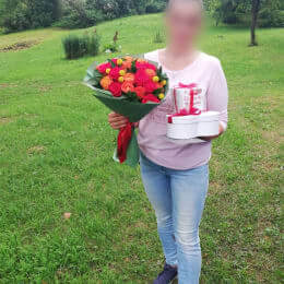 Ziedu piegāde uz Ogre pilsētu. Atskaite Nr. 5859