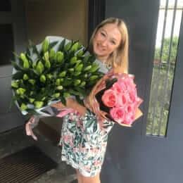 Ziedu piegāde uz Rīga pilsētu. Atskaite Nr. 5864