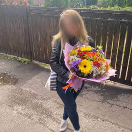 Ziedu piegāde uz  pilsētu. Atskaite Nr. 5883