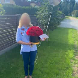 Ziedu piegāde uz  pilsētu. Atskaite Nr. 5885