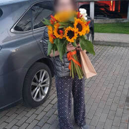 Ziedu piegāde uz Rīga pilsētu. Atskaite Nr. 5886