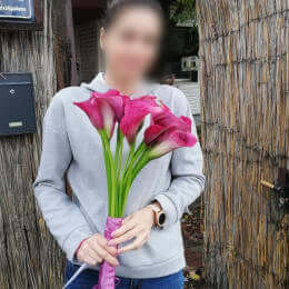 Ziedu piegāde uz  pilsētu. Atskaite Nr. 5963