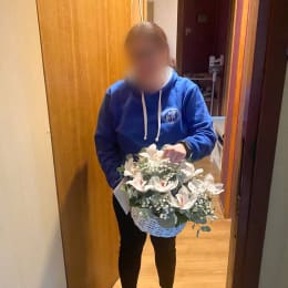 Ziedu piegāde uz Rīga pilsētu. Atskaite Nr. 6064