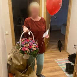 Ziedu piegāde uz Rīga pilsētu. Atskaite Nr. 6091