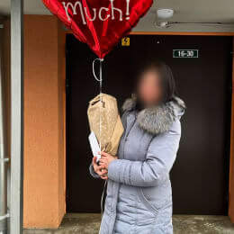 Ziedu piegāde uz Olaine pilsētu. Atskaite Nr. 6136