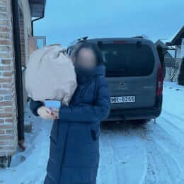 Ziedu piegāde uz Tīnūži pilsētu. Atskaite Nr. 6149