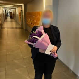 Ziedu piegāde uz Rīga pilsētu. Atskaite Nr. 6162